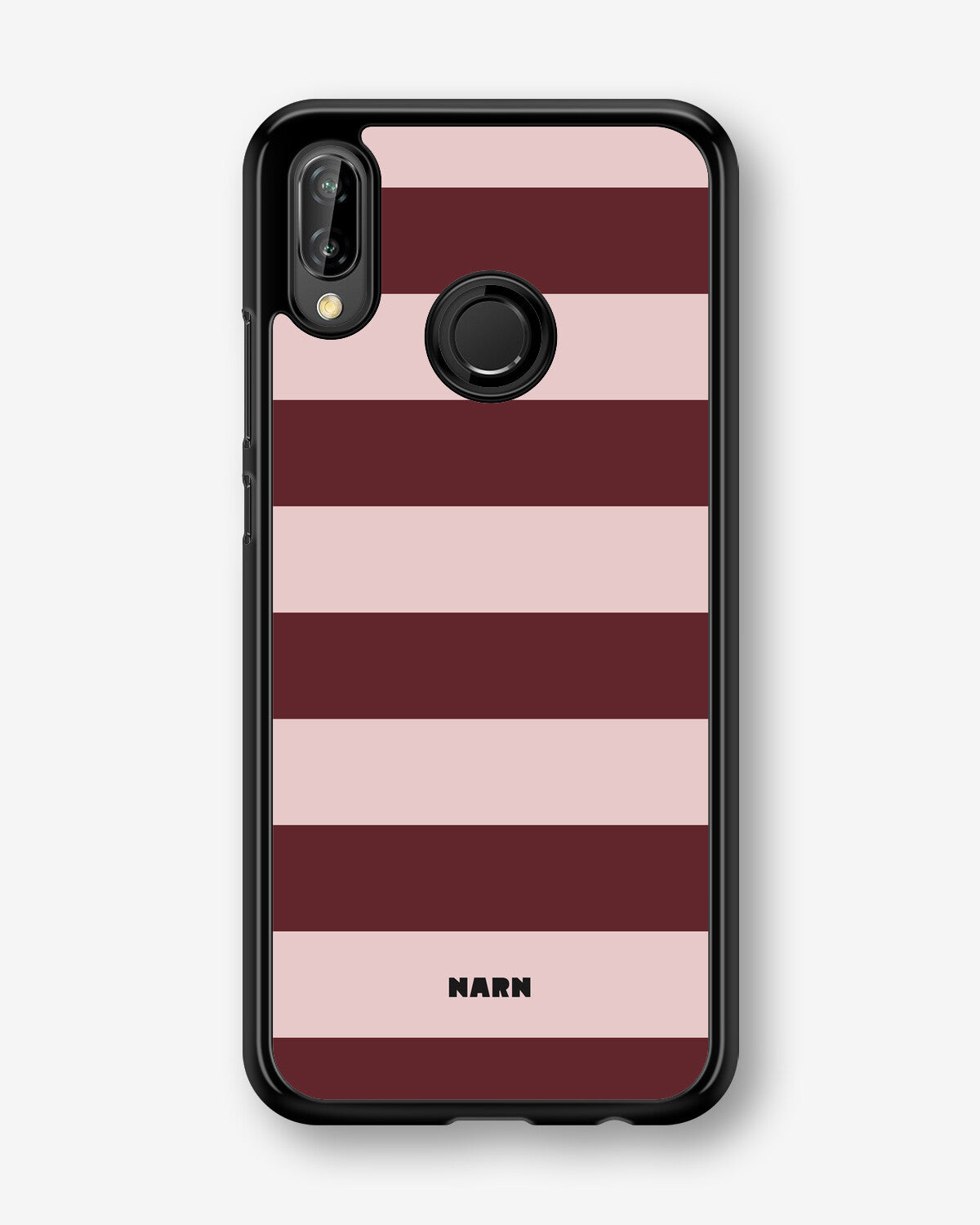 Huawei P20 Lite Hard Case – Cranberry Stripe - View 1