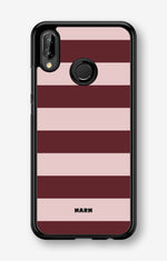 Huawei P20 Lite Hard Case – Cranberry Stripe - View 1
