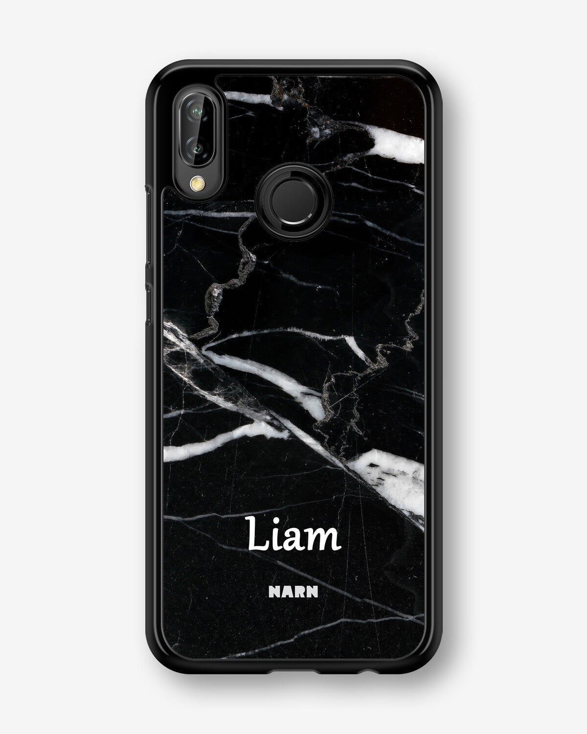 Huawei P20 Lite Hard Case – Custom - Black Marble - View 1