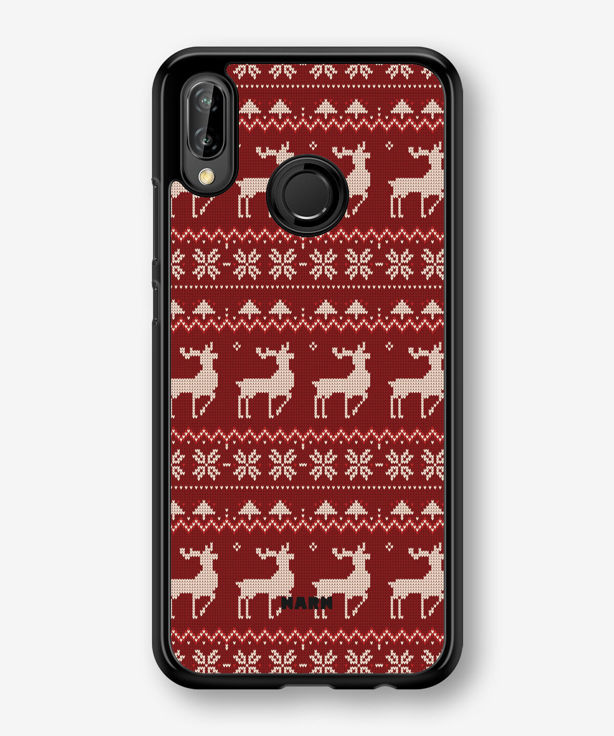 Huawei P20 Lite Hard Case – Reindeer Knit - View 1