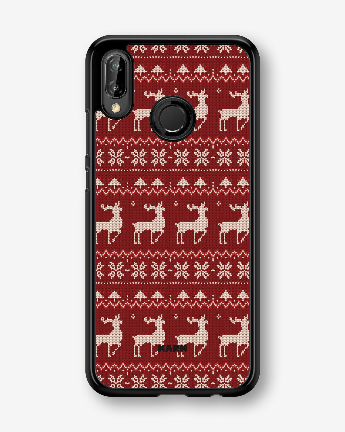Huawei P20 Lite Hard Case – Reindeer Knit - View 1