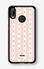 Huawei P20 Lite Hard Case – Rose Lines - View 1