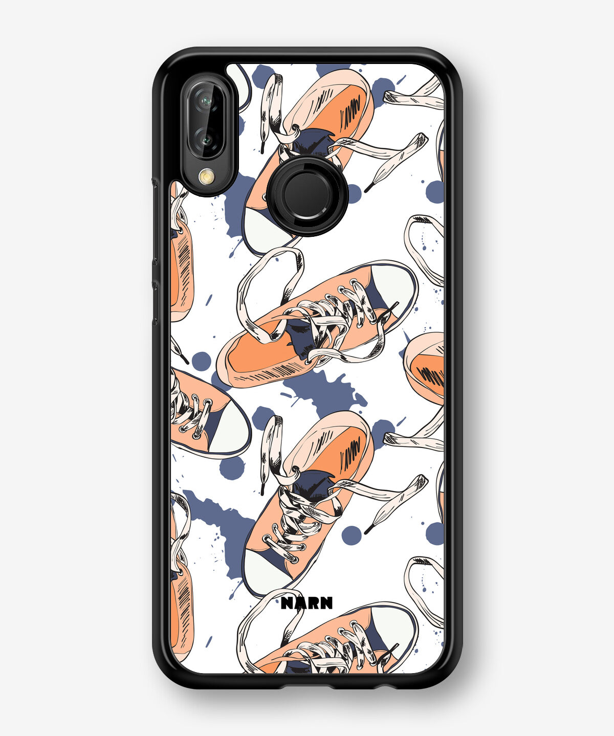 Huawei P20 Lite Hard Case – Apricot Sneakers - View 1