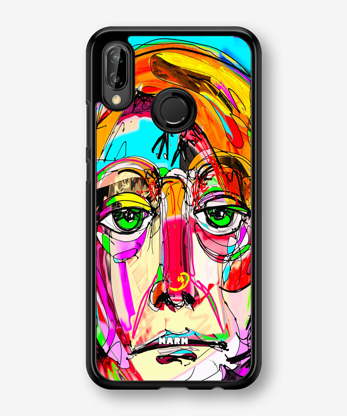 Huawei P20 Lite Hard Case – Abstract Portrait - View 1