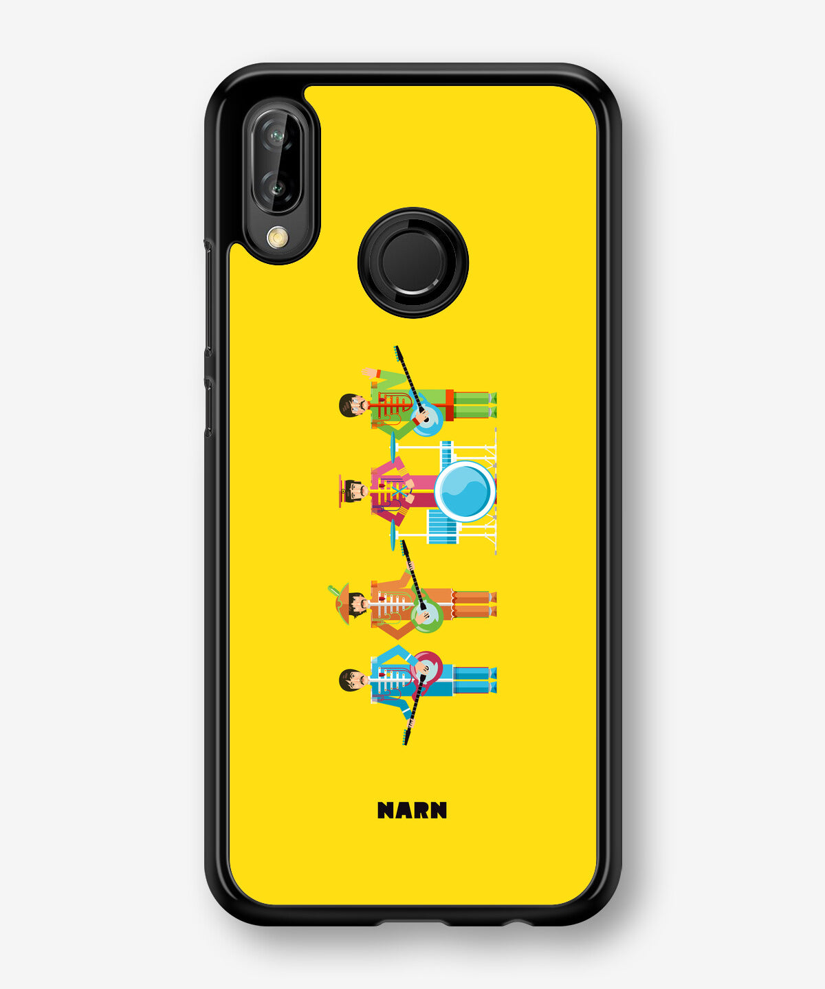Huawei P20 Lite Hard Case – Beatles Yellow - View 1