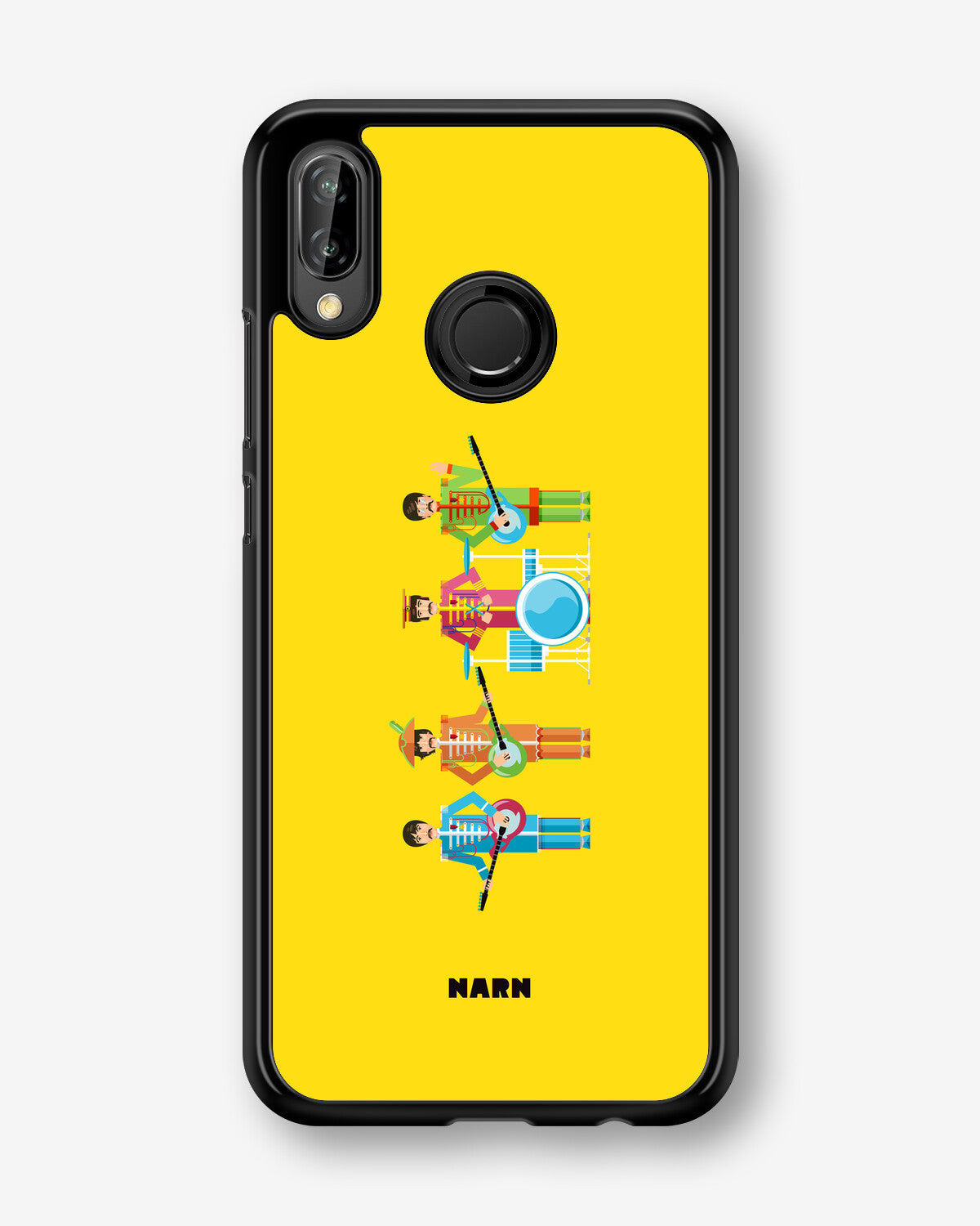 Huawei P20 Lite Hard Case – Beatles Yellow - View 1