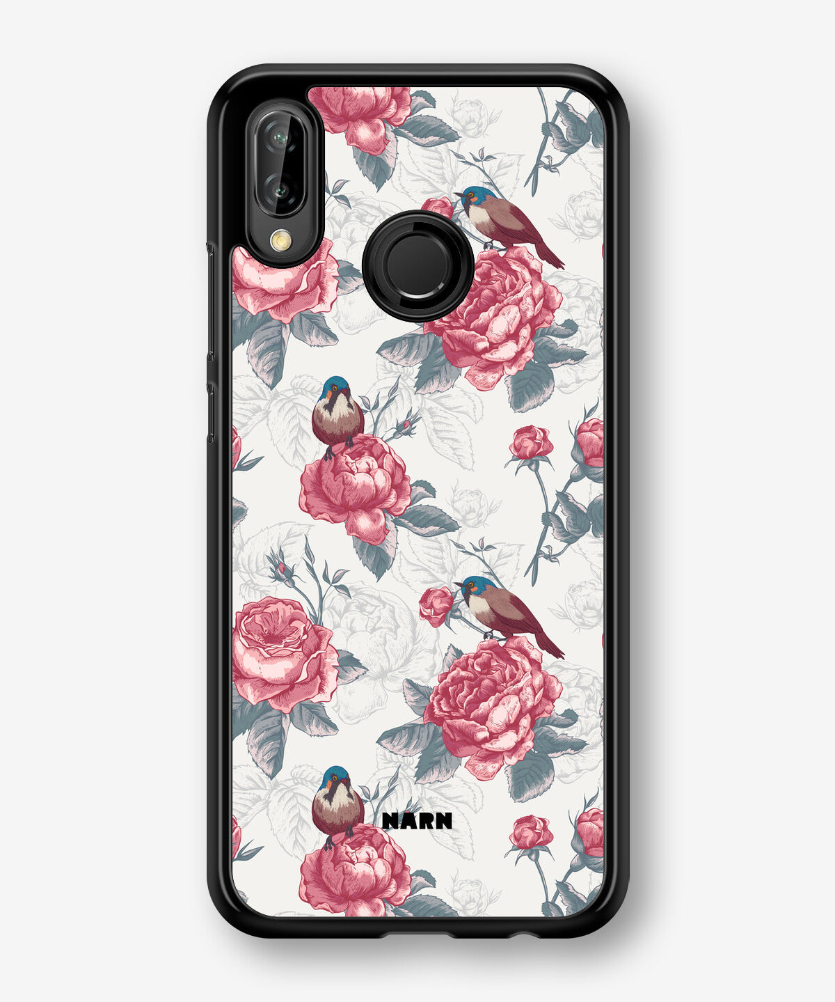 Huawei P20 Lite Hard Case – Birds Among Roses - View 1