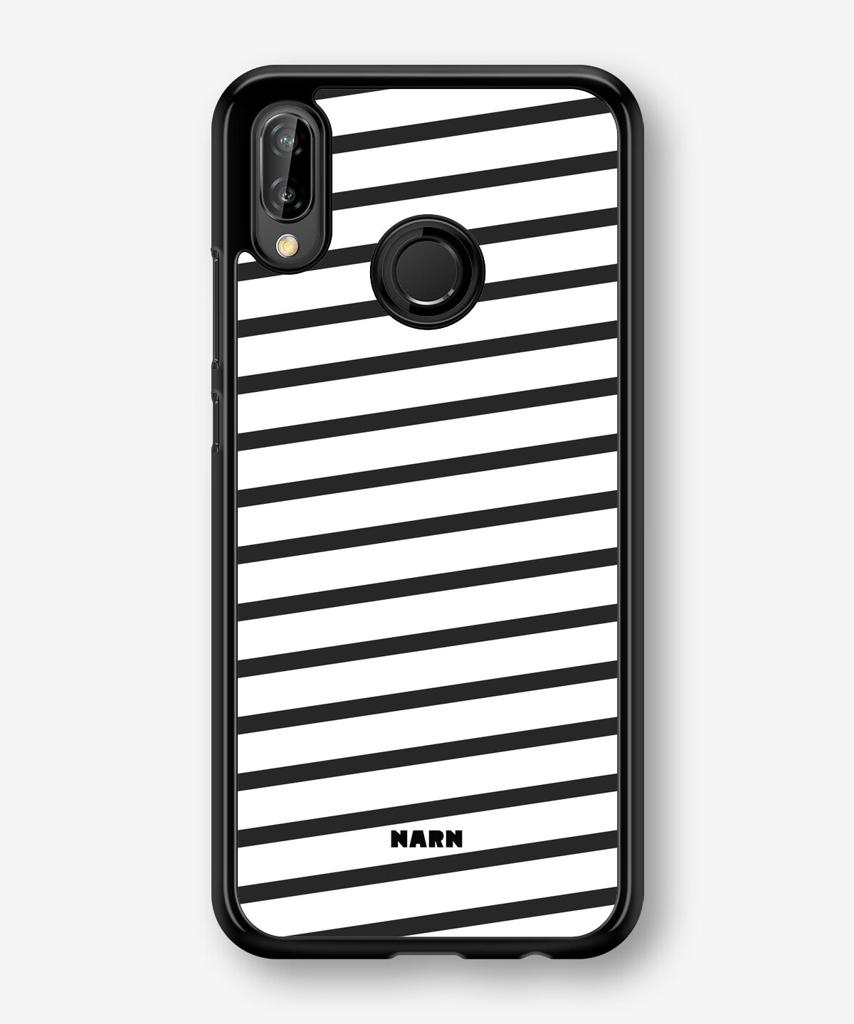 Huawei P20 Lite Hard Case – Black Stripes - View 1