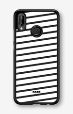Huawei P20 Lite Hard Case – Black Stripes - View 1