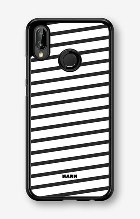 Huawei P20 Lite Hard Case – Black Stripes - View 1