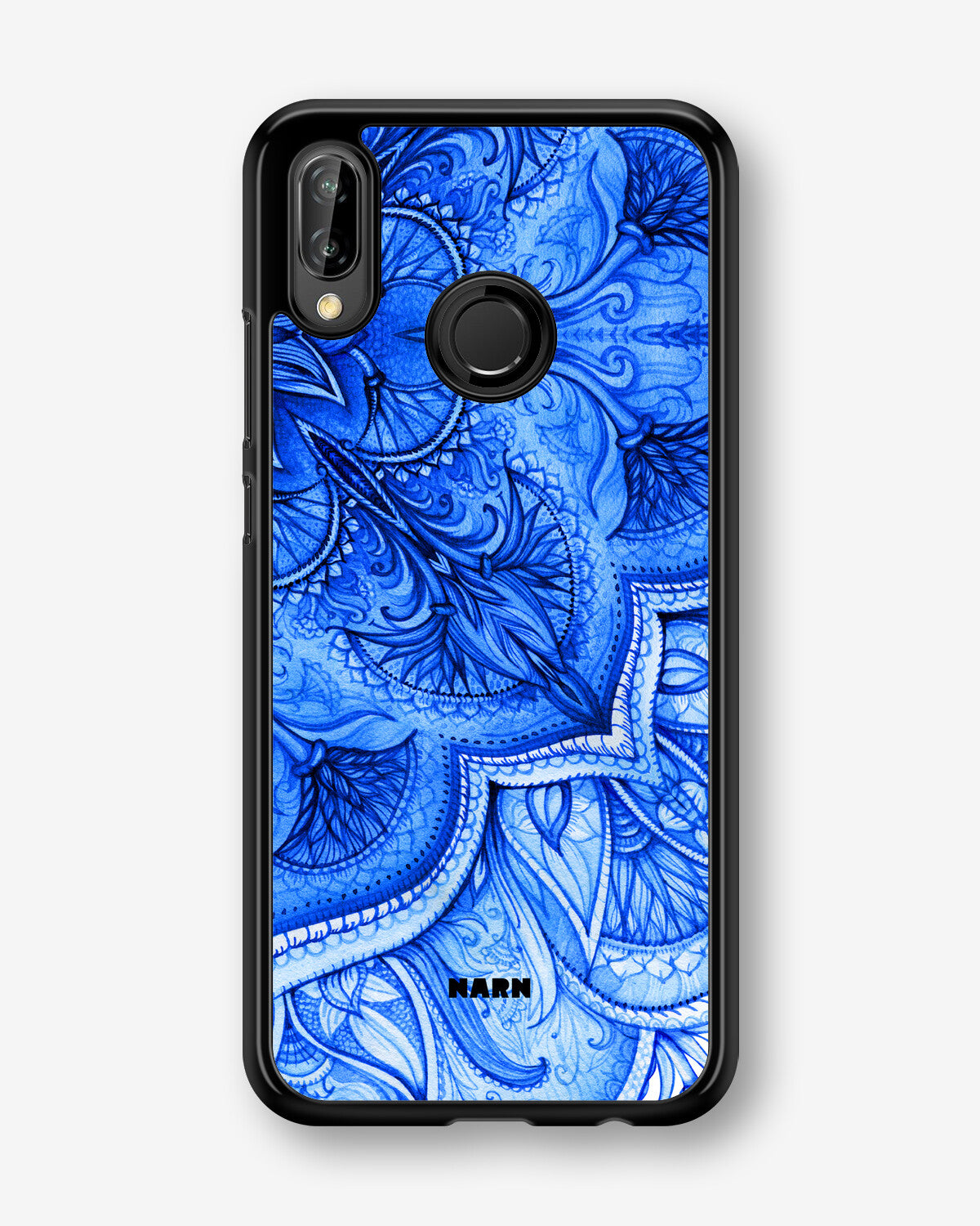 Huawei P20 Lite Hard Case – Blue Vintage - View 1