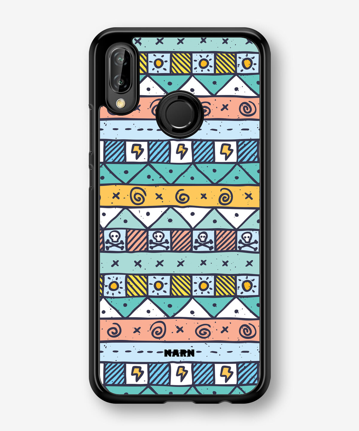 Huawei P20 Lite Hard Case – Cute Pattern - View 1