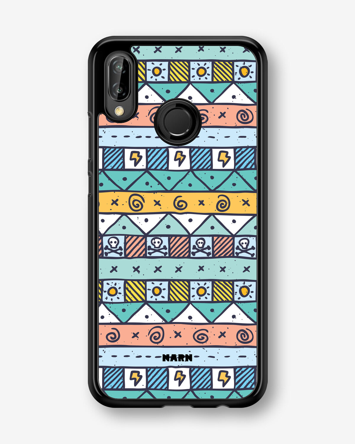 Huawei P20 Lite Hard Case – Cute Pattern - View 1