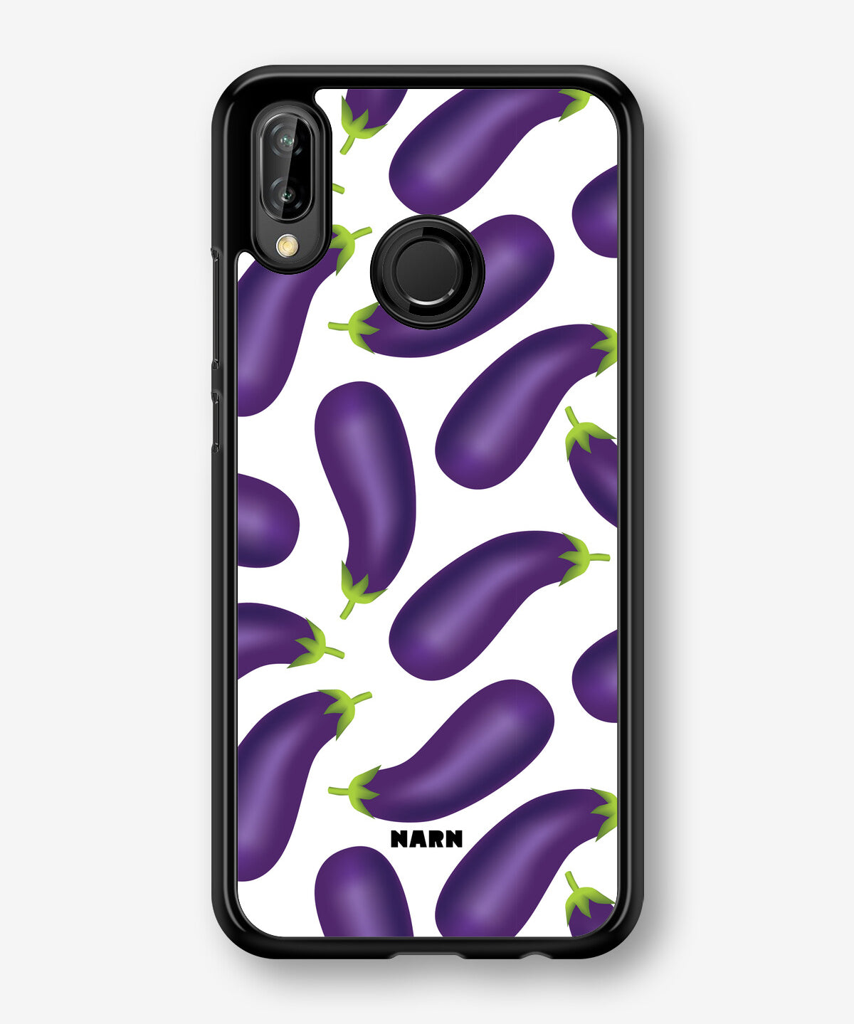 Huawei P20 Lite Hard Case – Eggplant Pattern - View 1