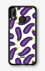 Huawei P20 Lite Hard Case – Eggplant Pattern - View 1