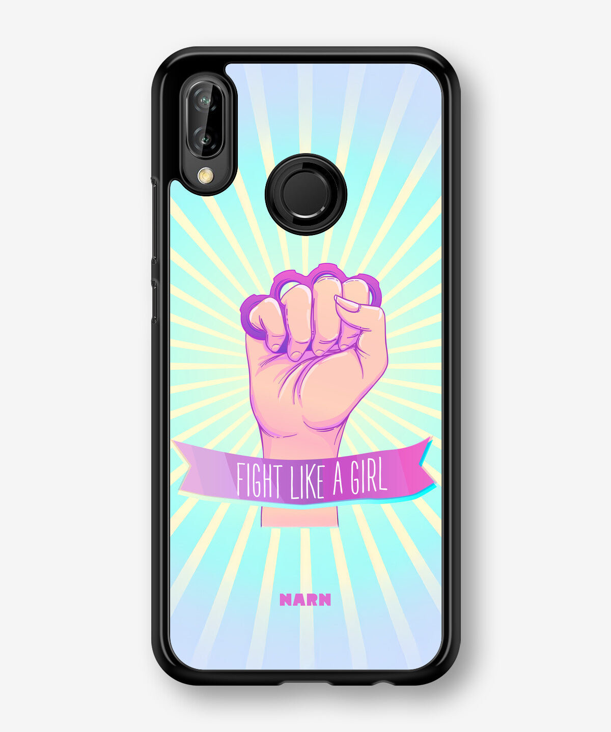 Huawei P20 Lite Hard Case – Fight Like A Girl - View 1