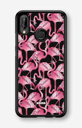 Huawei P20 Lite Hard Case – Flamingos - View 1