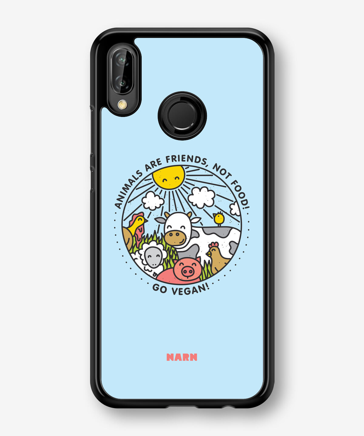 Huawei P20 Lite Hard Case – Friends, Not Food - View 1