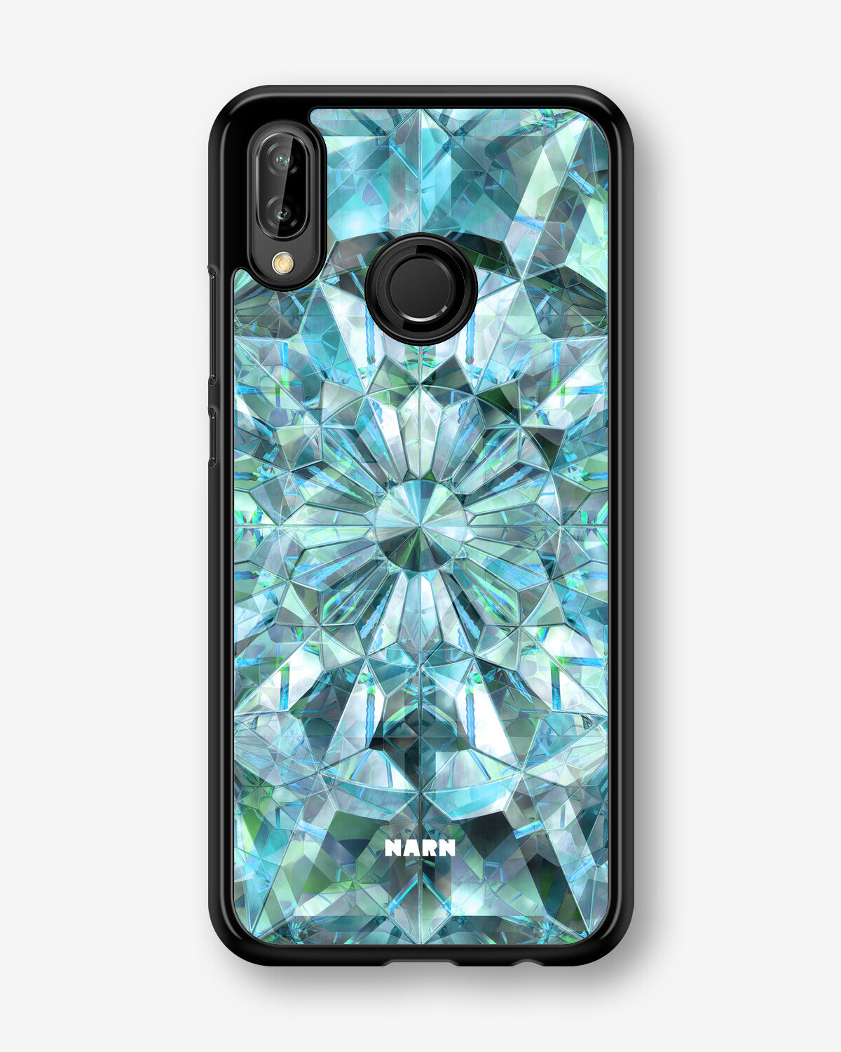 Huawei P20 Lite Hard Case – Green Crystals - View 1