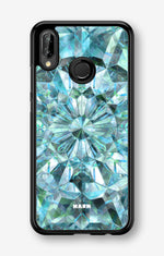 Huawei P20 Lite Hard Case – Green Crystals - View 1