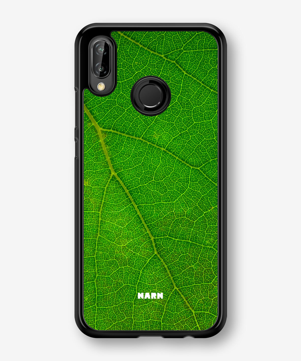 Huawei P20 Lite Hard Case – Green Leafy - View 1
