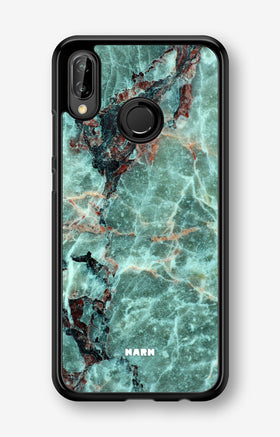 Huawei P20 Lite Hard Case – Green Marble - View 1