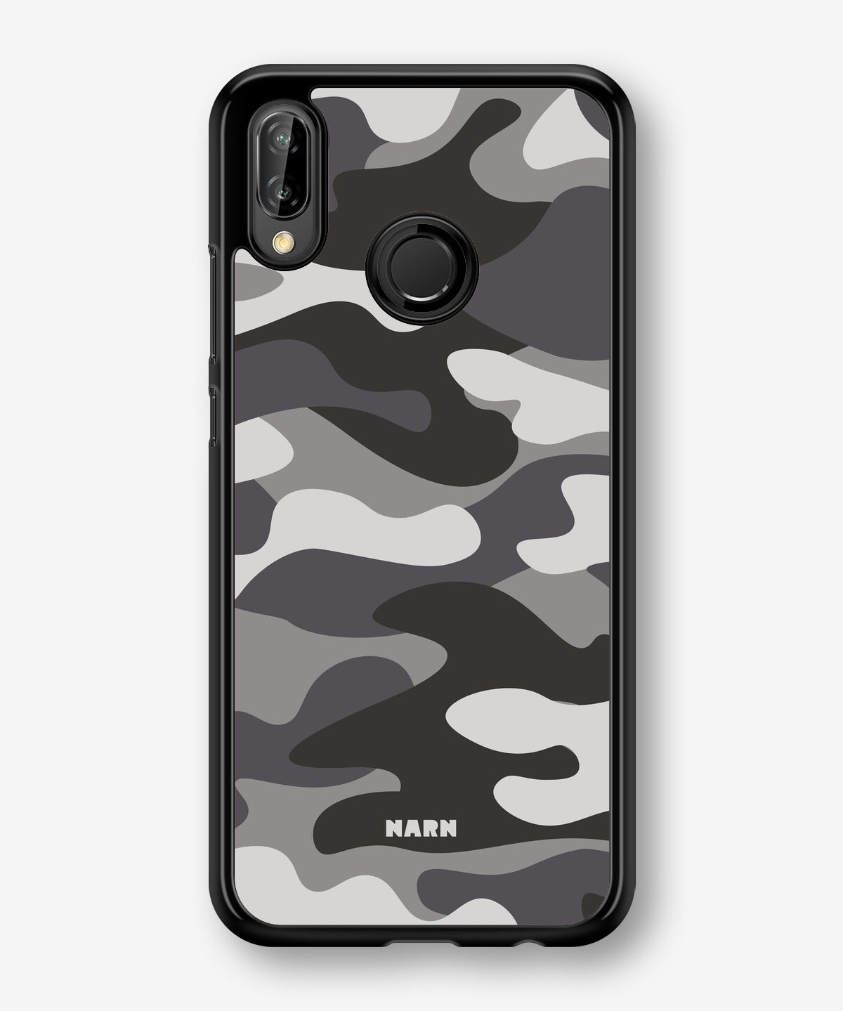 Huawei P20 Lite Hard Case – Grey Camo - View 1