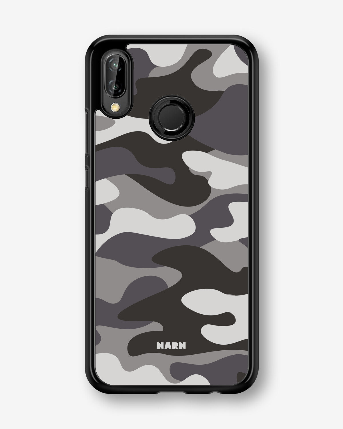 Huawei P20 Lite Hard Case – Grey Camo - View 1