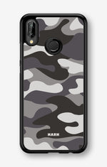 Huawei P20 Lite Hard Case – Grey Camo - View 1