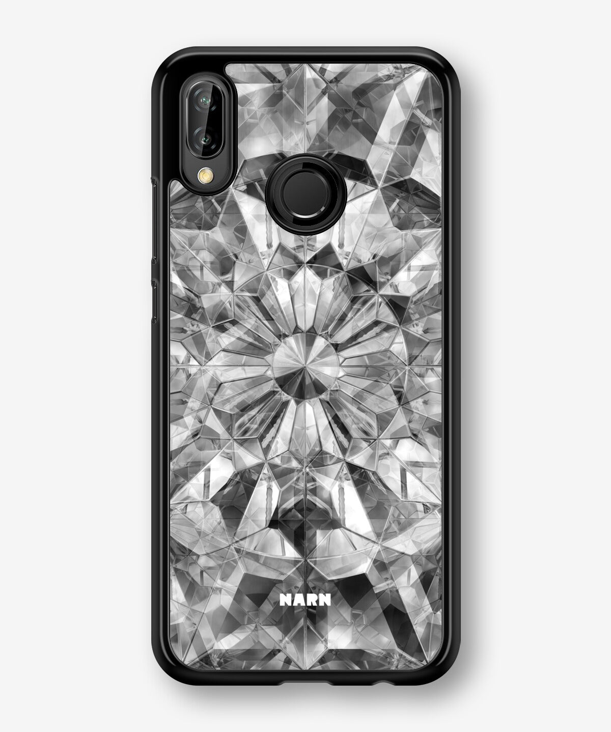 Huawei P20 Lite Hard Case – Grey Crystals - View 1