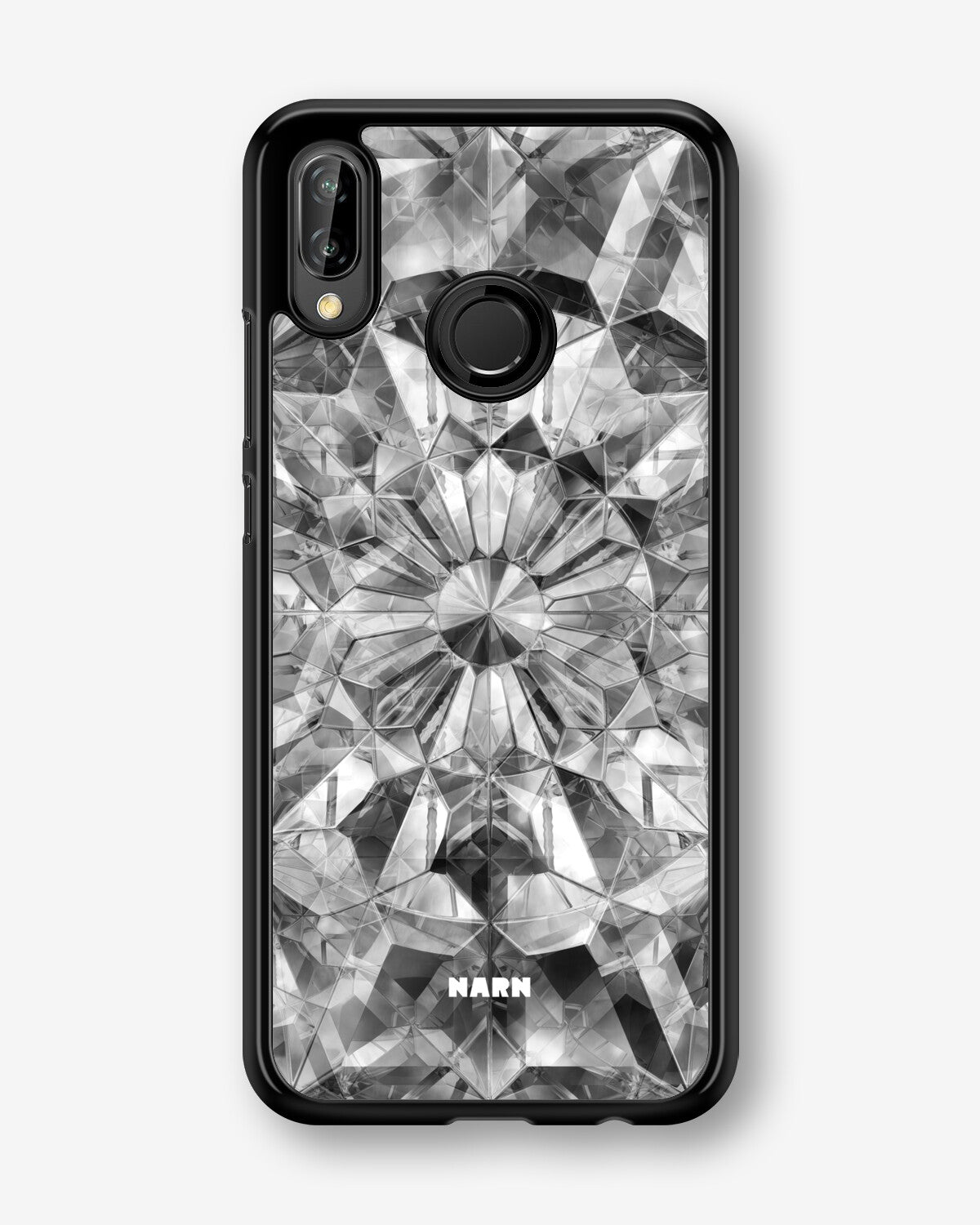 Huawei P20 Lite Hard Case – Grey Crystals - View 1