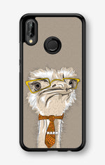 Huawei P20 Lite Hard Case – Hipster Ostrich - View 1