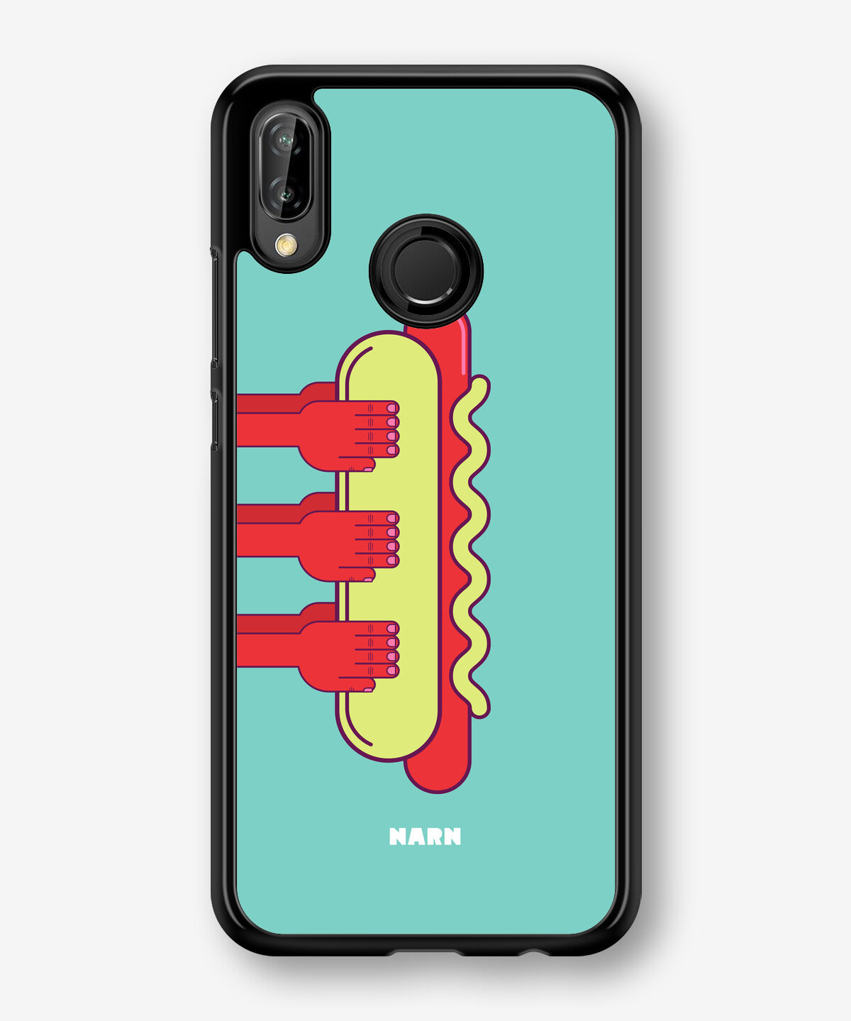Huawei P20 Lite Hard Case – Hot Dog - View 1