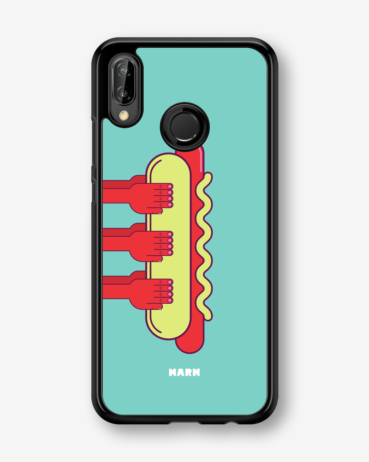 Huawei P20 Lite Hard Case – Hot Dog - View 1