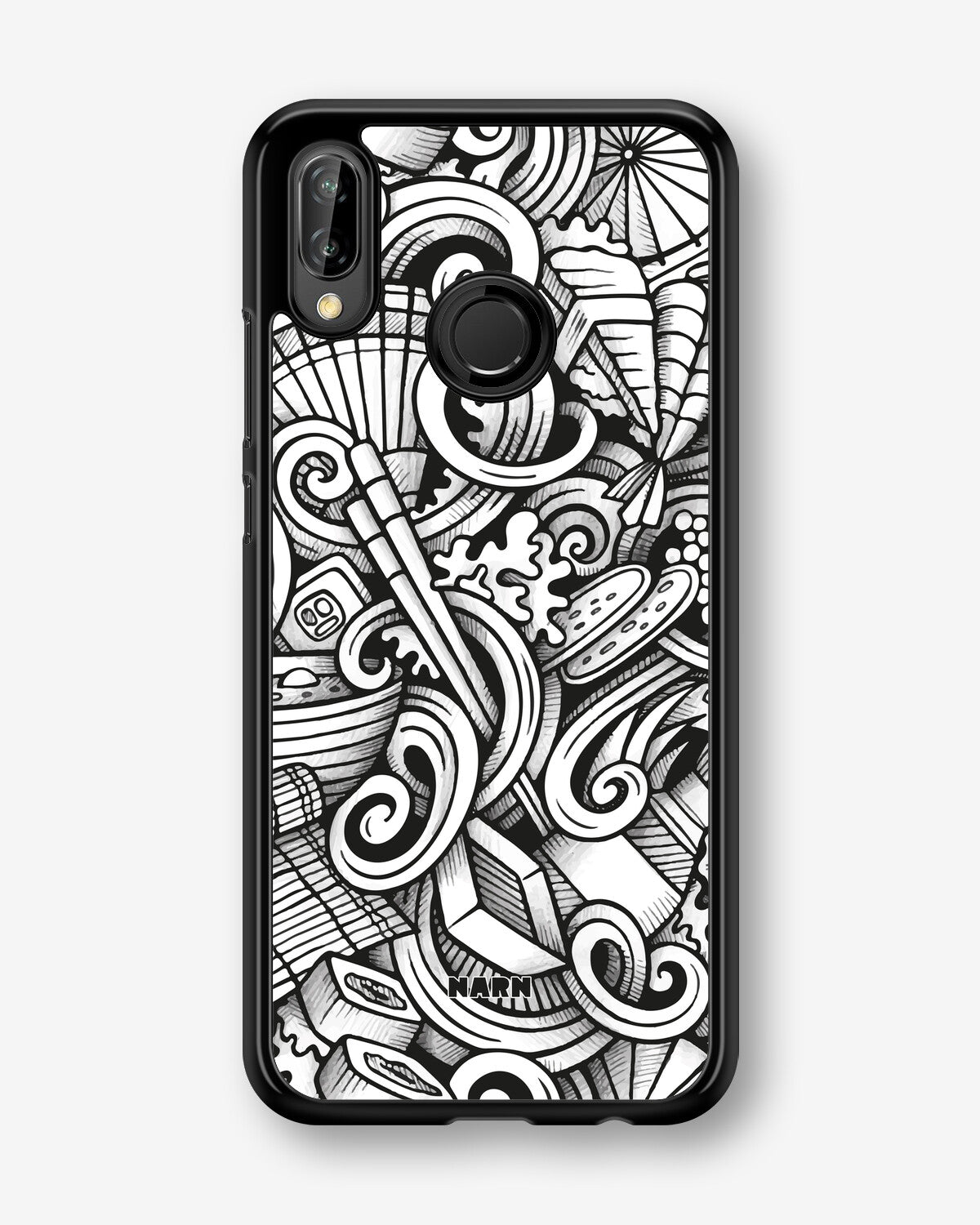 Huawei P20 Lite Hard Case – Japanese Pattern - View 1