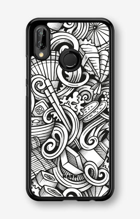 Huawei P20 Lite Hard Case – Japanese Pattern - View 1