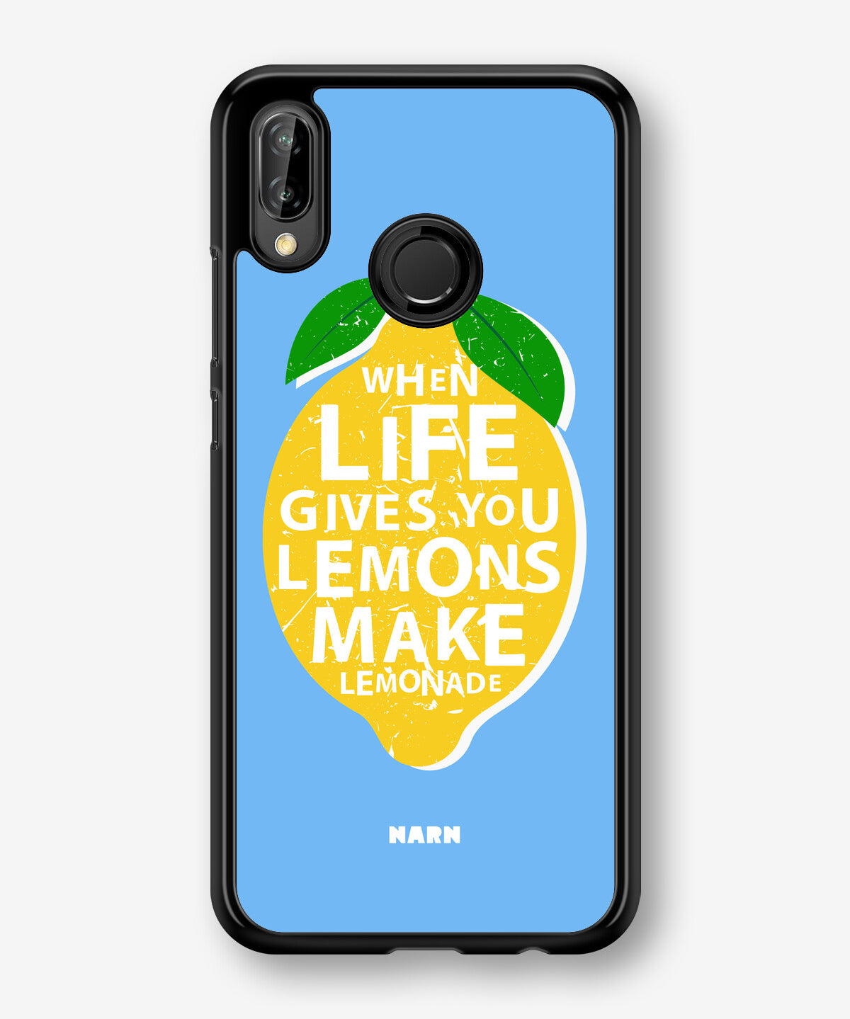 Huawei P20 Lite Hard Case – Lemon Quote - View 1