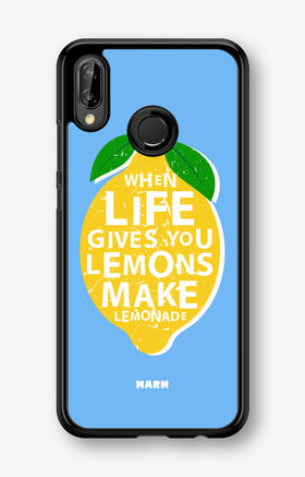 Huawei P20 Lite Hard Case – Lemon Quote - View 1