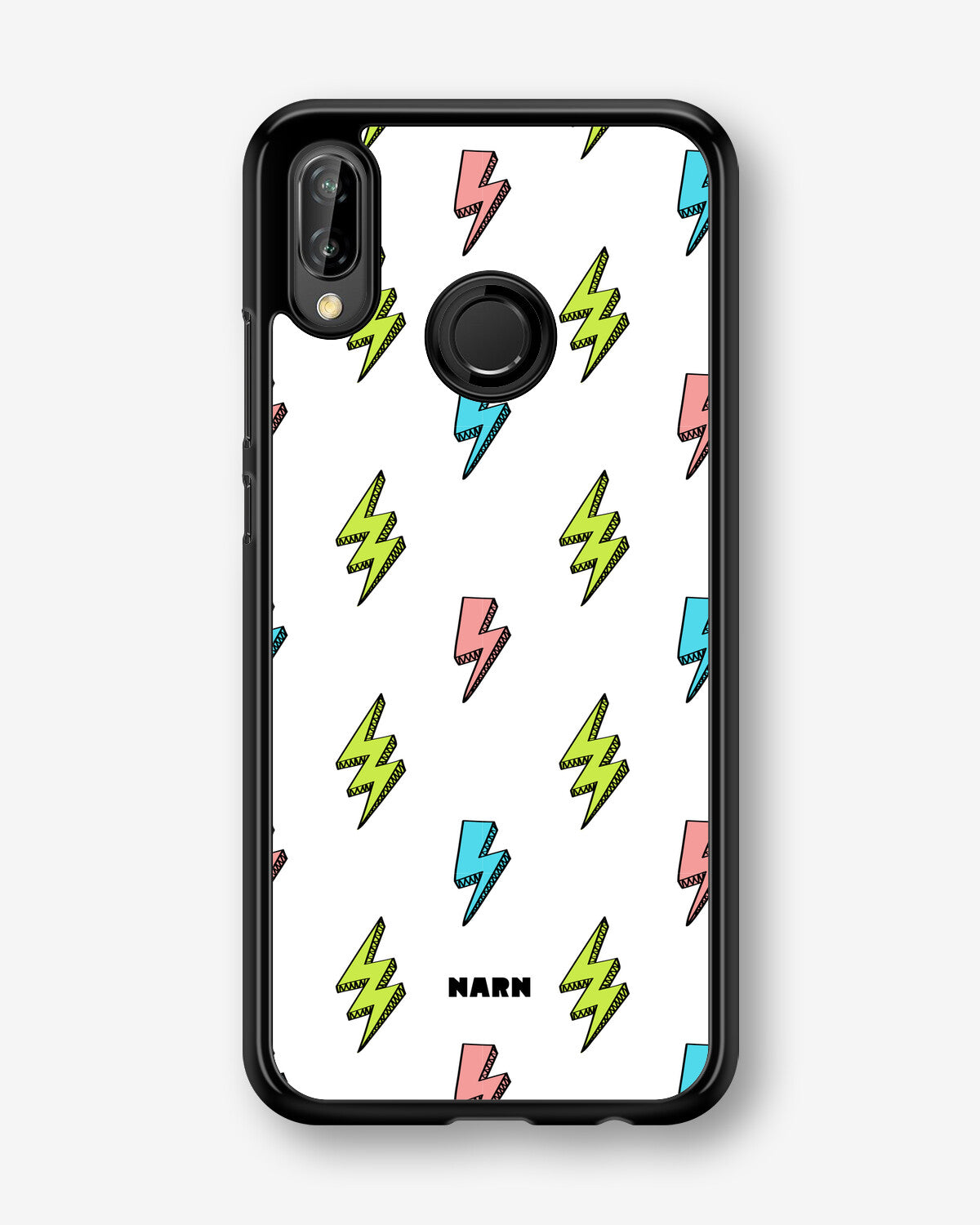 Huawei P20 Lite Hard Case – Lightning Bolts - View 1