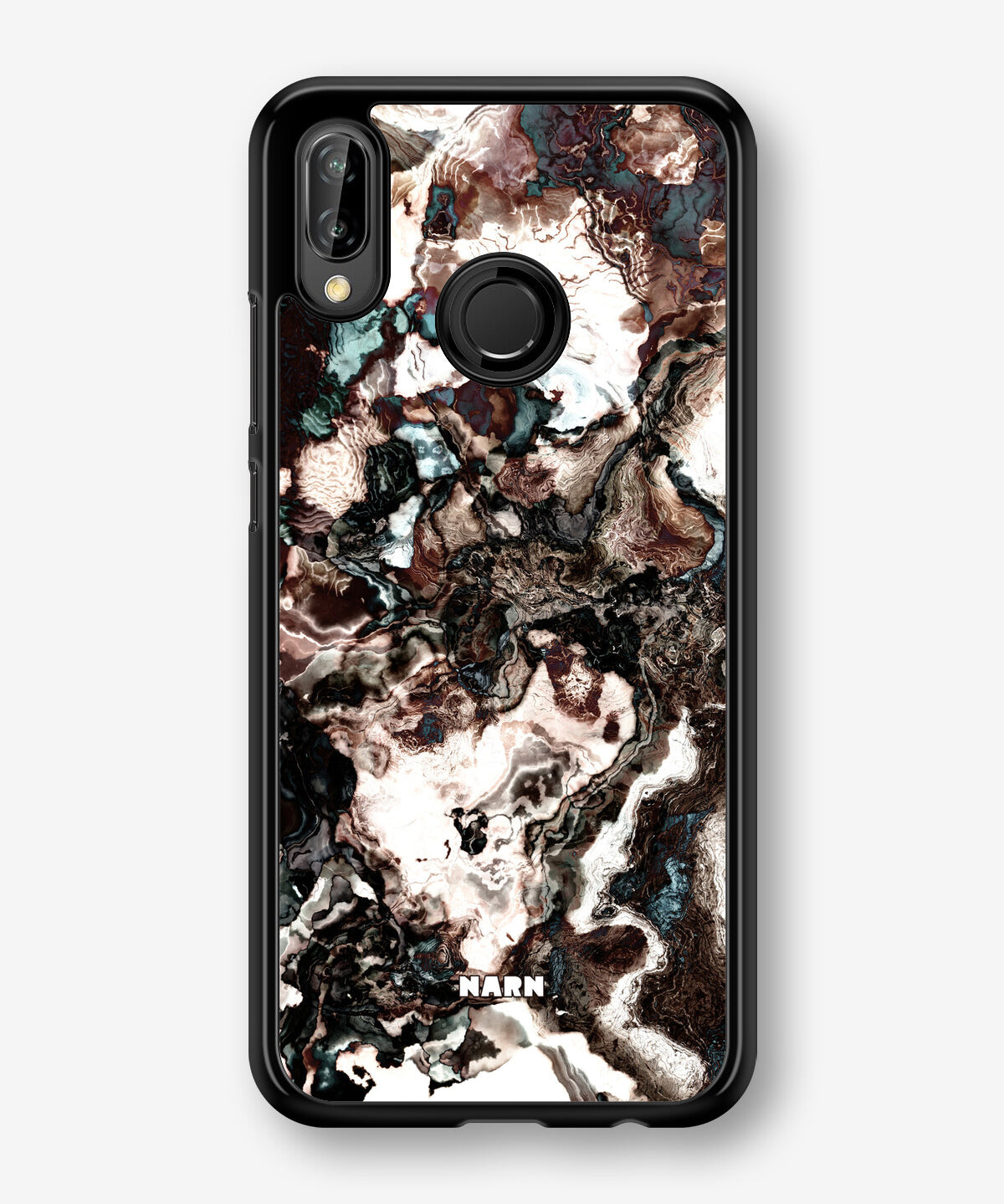 Huawei P20 Lite Hard Case – Marble Brown - View 1