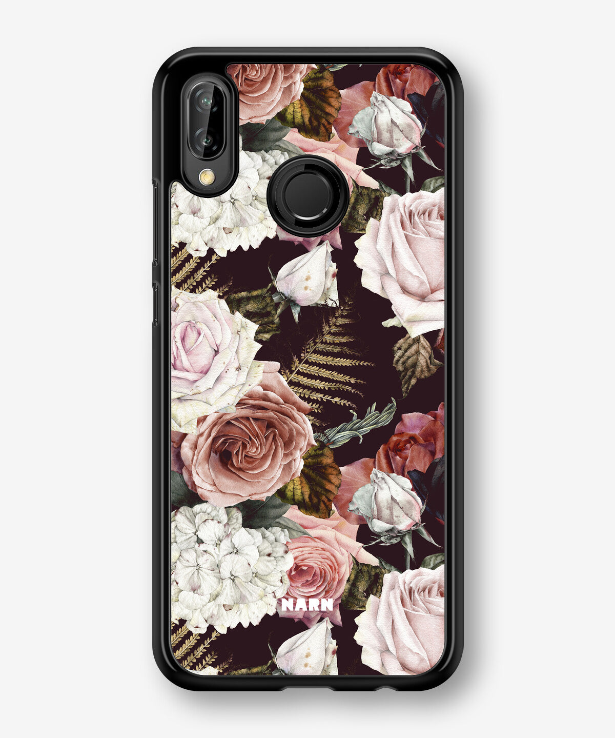 Huawei P20 Lite Hard Case – Midnight Roses - View 1