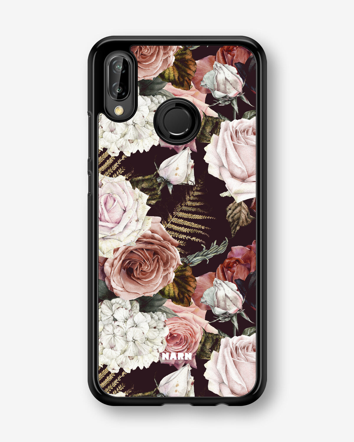 Huawei P20 Lite Hard Case – Midnight Roses - View 1