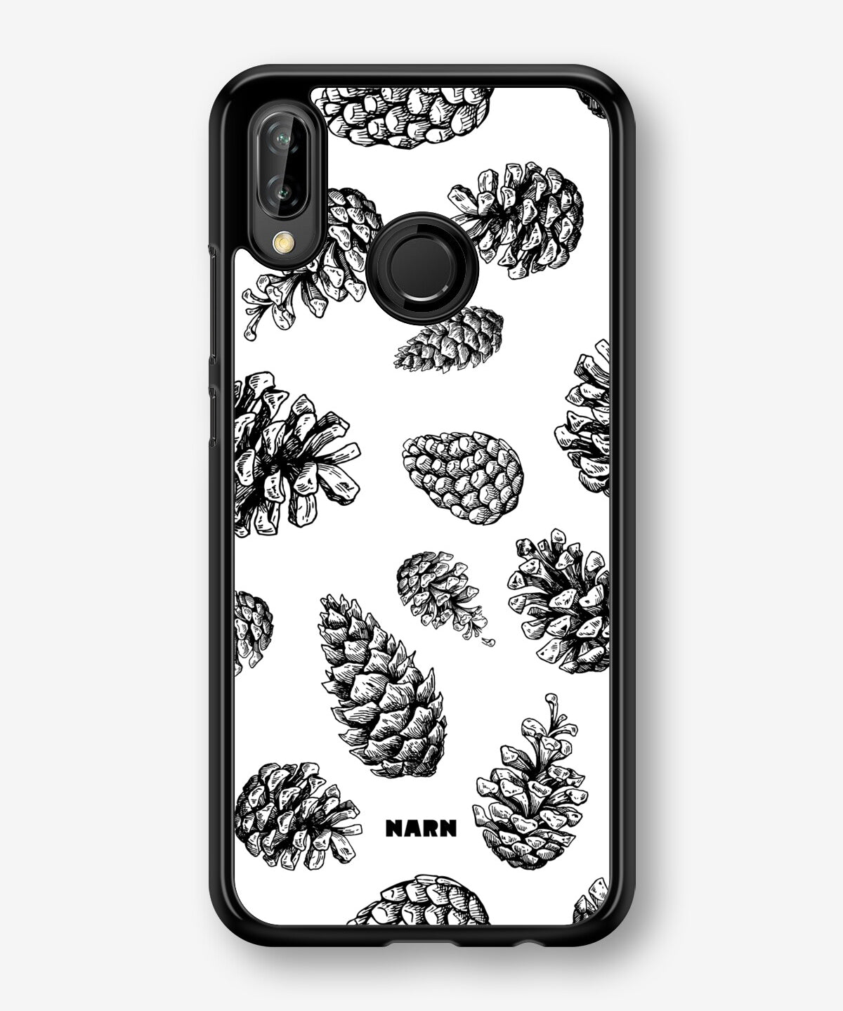 Huawei P20 Lite Hard Case – Pine Cones - View 1