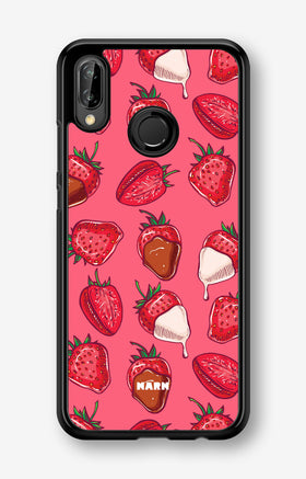 Huawei P20 Lite Hard Case – Strawberry Chocolate - View 1