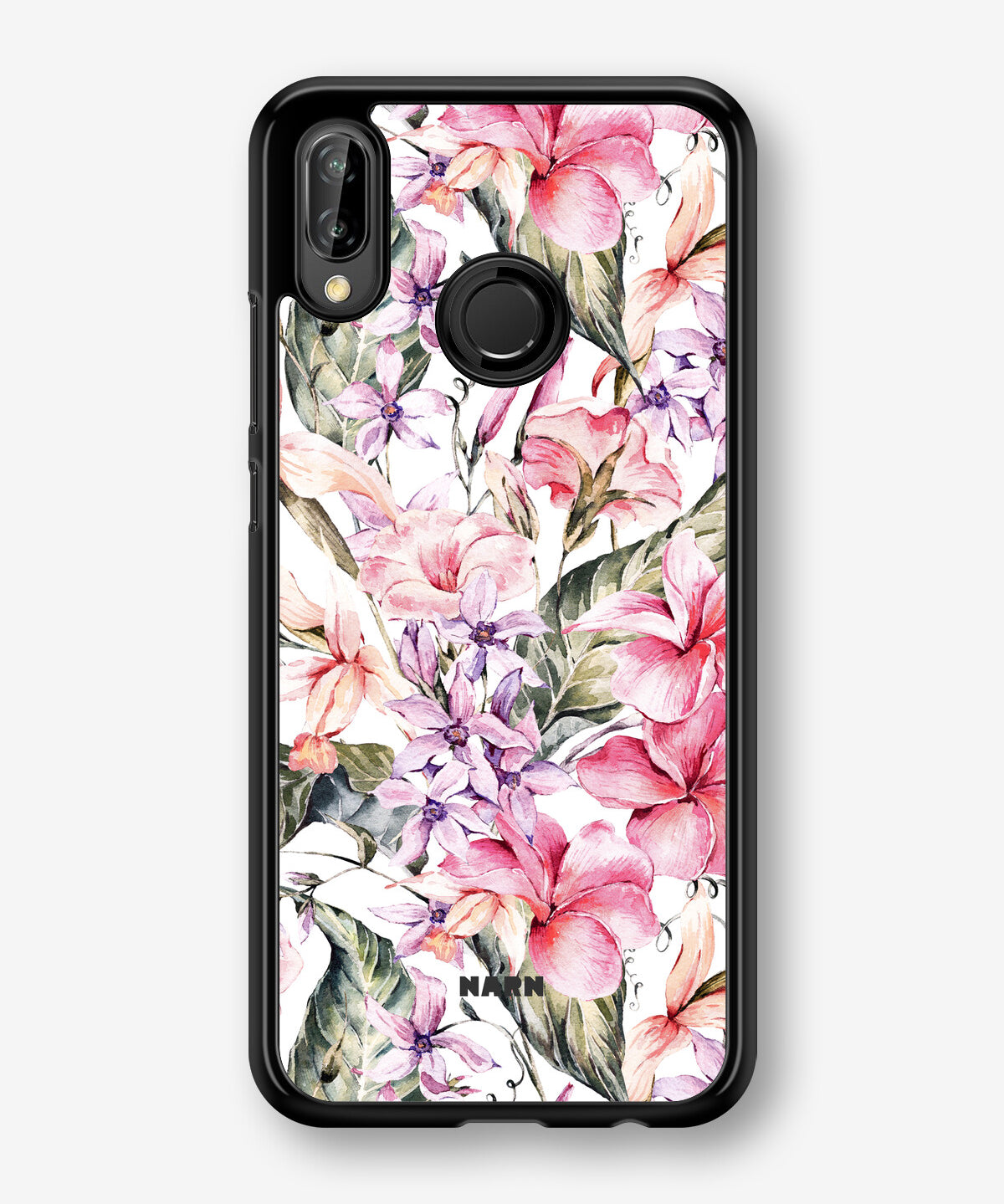 Huawei P20 Lite Hard Case – Watercolor Flowers - View 1