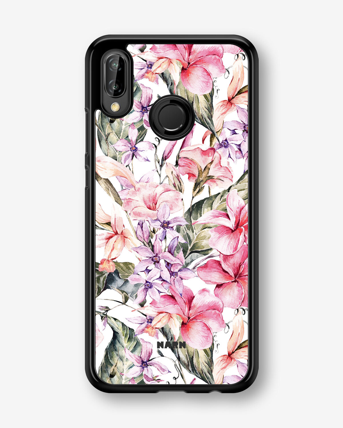 Huawei P20 Lite Hard Case – Watercolor Flowers - View 1