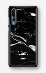 Huawei P20 Pro Hard Case – Custom - Black Marble - View 1