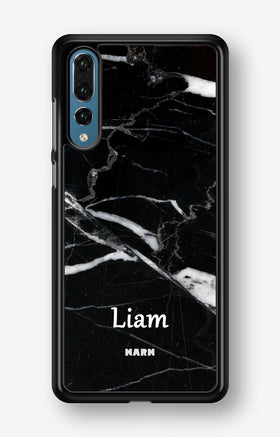 Huawei P20 Pro Hard Case – Custom - Black Marble - View 1