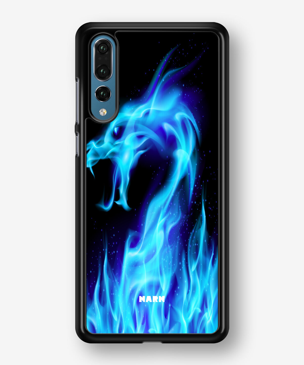Huawei P20 Pro Hard Case – Blue Flames Dragon - View 1
