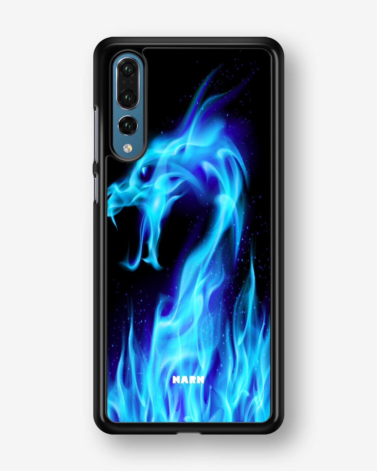 Huawei P20 Pro Hard Case – Blue Flames Dragon - View 1